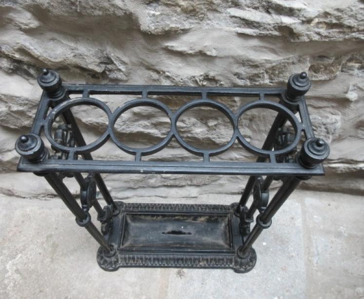 Late 19th Century Antique Cast Iron Stick Stand - Image 2