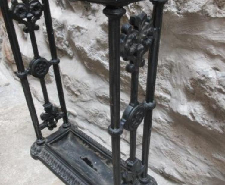 Late 19th Century Antique Cast Iron Stick Stand - Image 3