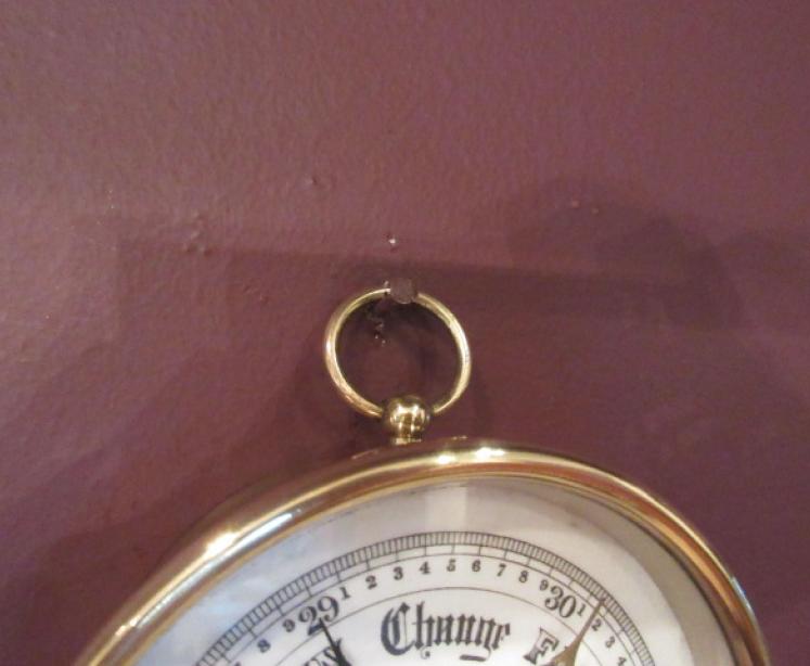 Top Quality Antique London Marine Barometer - Image 3