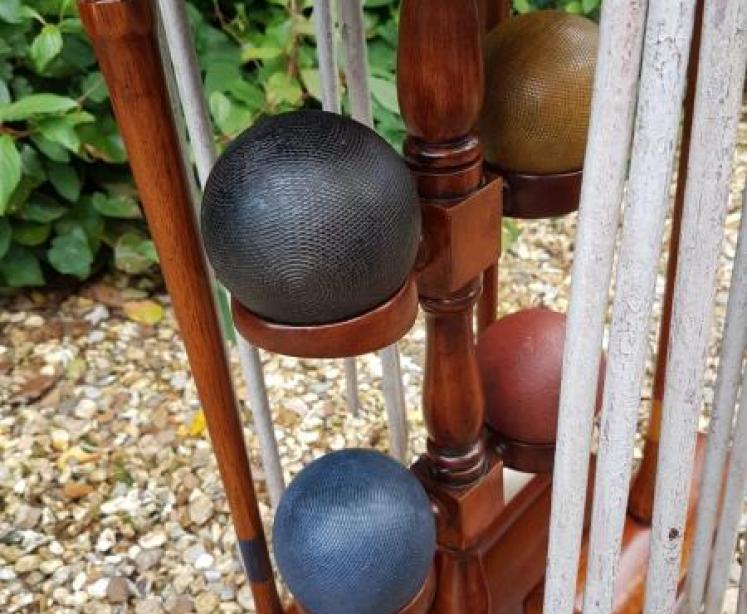 Rare Antique Ayres Of London Lawn Croquet Set - Image 3