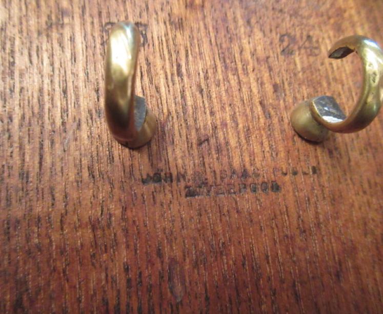 Unusual Victorian Polished Oak Key Holder Box - Image 4