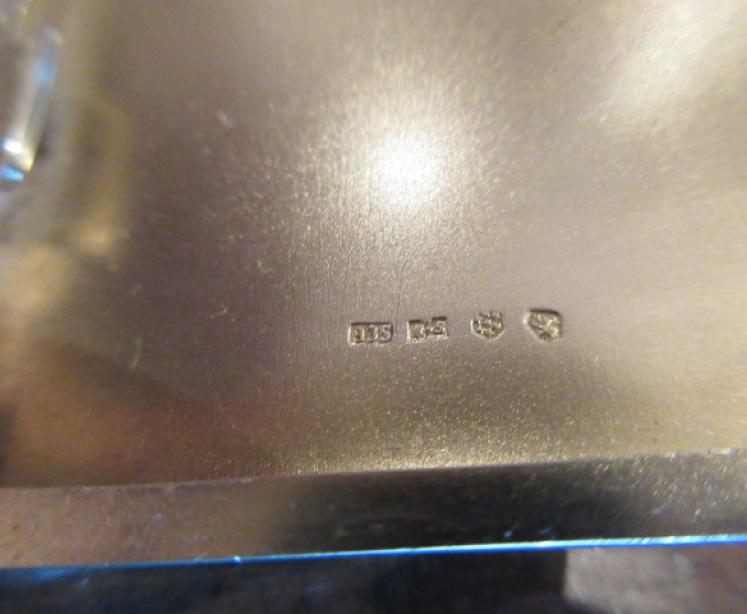 Immaculate Art Deco Silver Enamel Card Case - Image 4