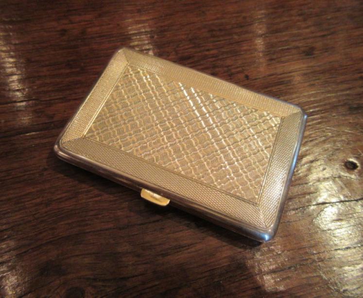 Immaculate Art Deco Silver Enamel Card Case - Image 5