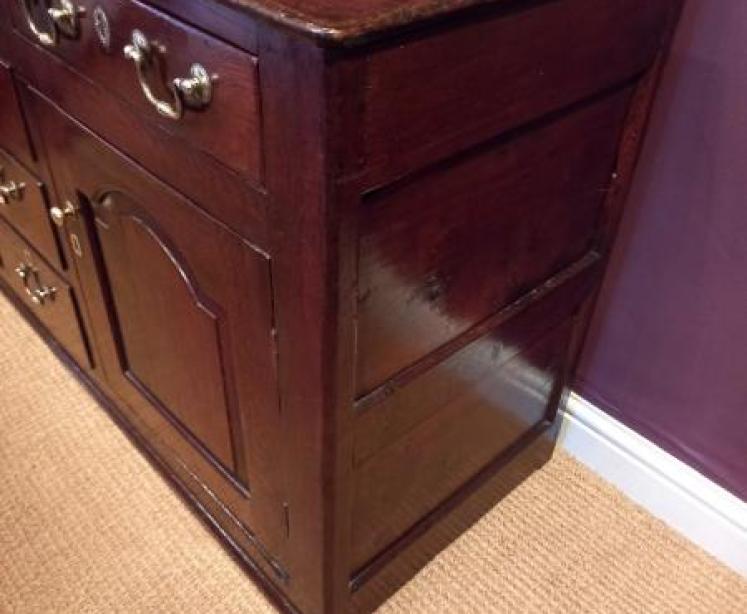 Superb Mid Georgian Period Oak Yorkshire Dales Dresser - Image 5
