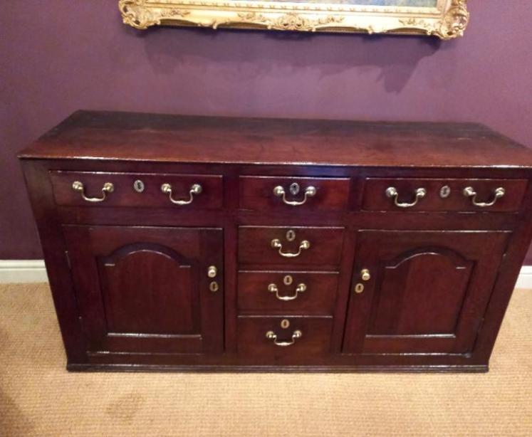 Superb Mid Georgian Period Oak Yorkshire Dales Dresser - Image 7