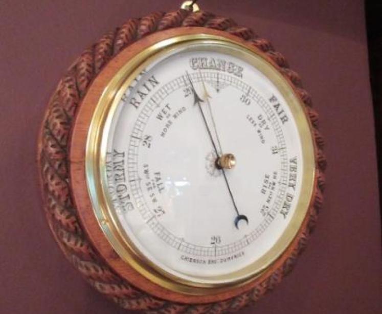 Large Victorian Antique Dumfries Barometer - Image 1