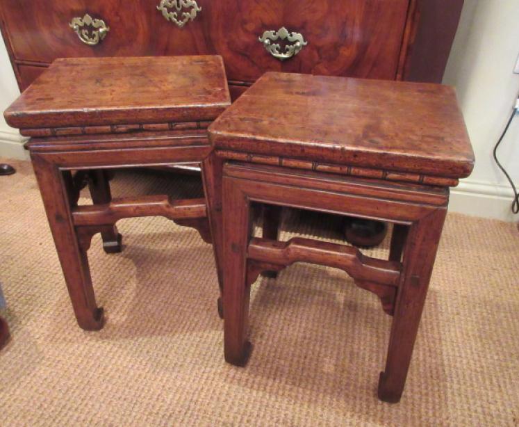 Pair of 19th Century Oriental Lamp Tables - Image 1