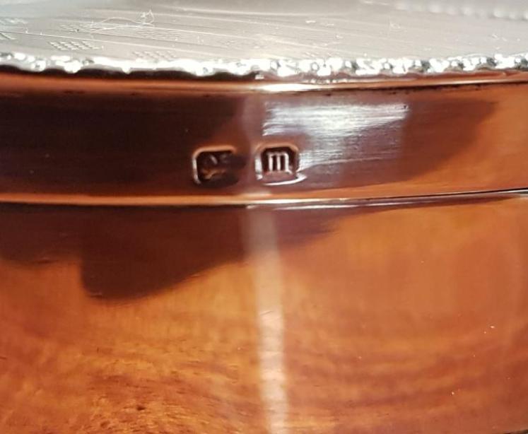 Edwardian Silver Engine Turned Heart Shaped Jewel Box - Image 5