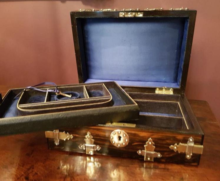 Superb Antique Victorian Caromandel Jewel Box - Image 3