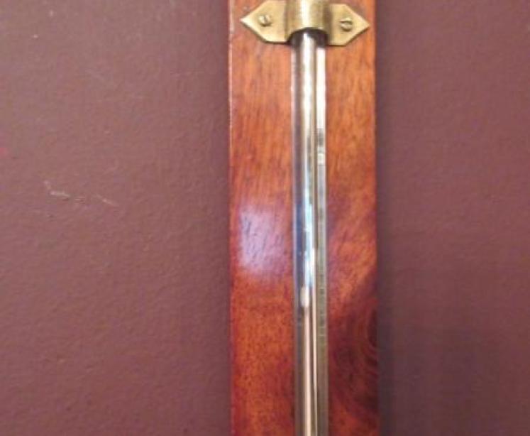 Slim Mid Victorian Antique Manchester Stick Barometer - Image 2