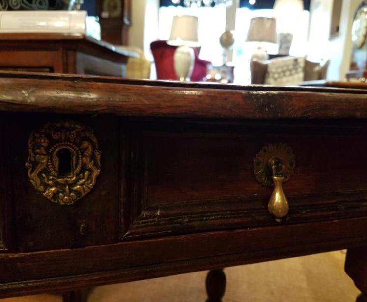 Antique George I Period Oak Side Table - Image 3