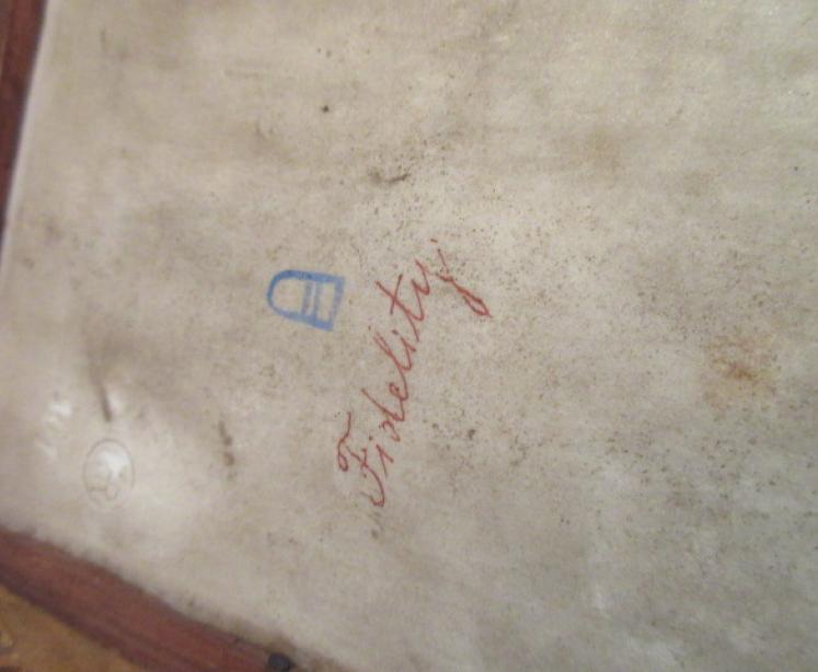 Pair of 19th Century Vienna Porcelain Plaques in Frames  - Image 5