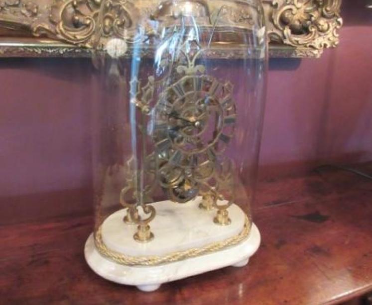 Superb Mid Victorian Single Fusee Skeleton Clock - Image 1