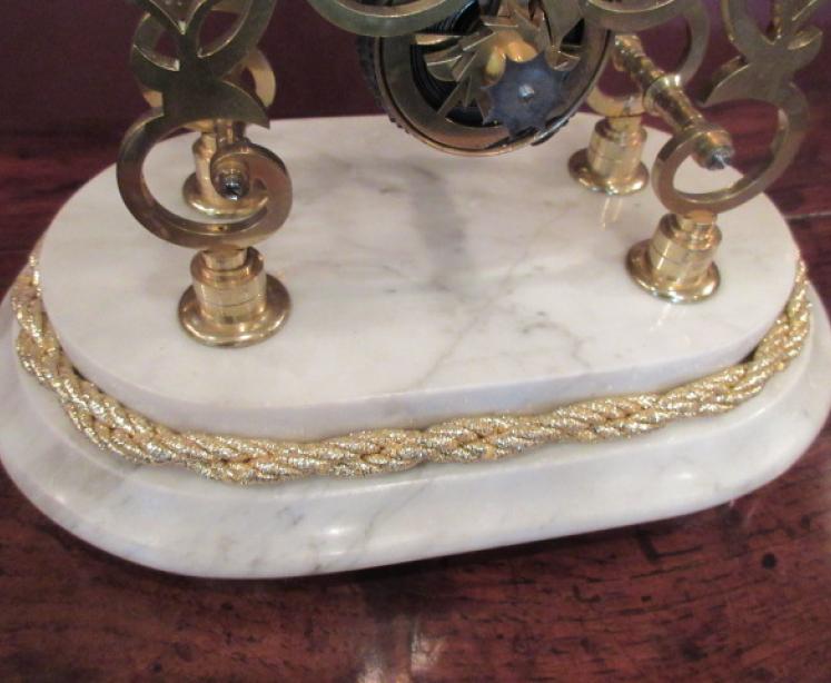 Superb Mid Victorian Single Fusee Skeleton Clock - Image 4