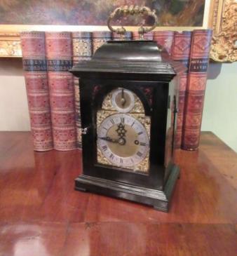 Small 19th Century London Double Fusee Bracket Clock