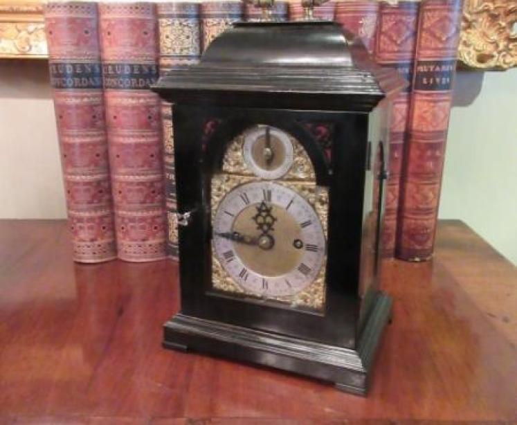 Small 19th Century London Double Fusee Bracket Clock - Image 1