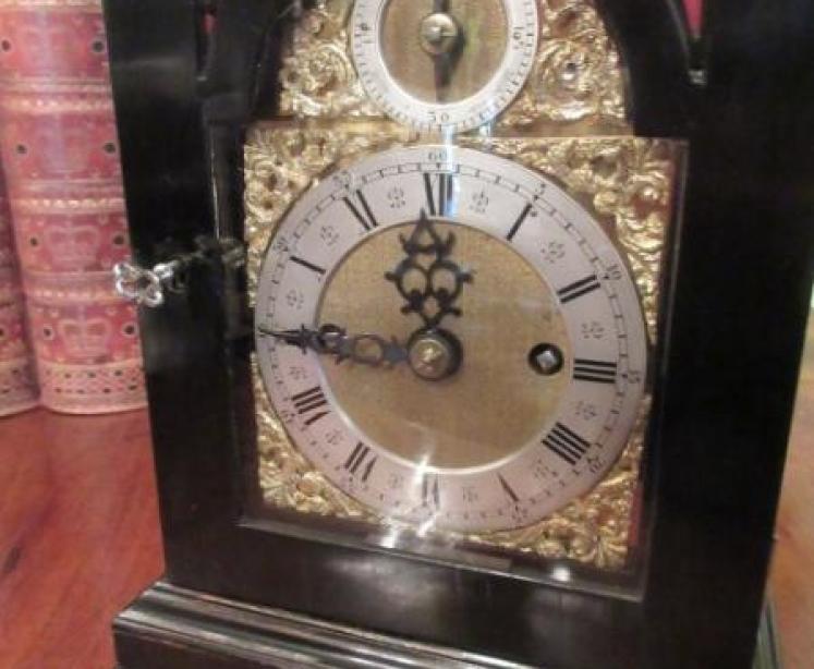 Small 19th Century London Double Fusee Bracket Clock - Image 2