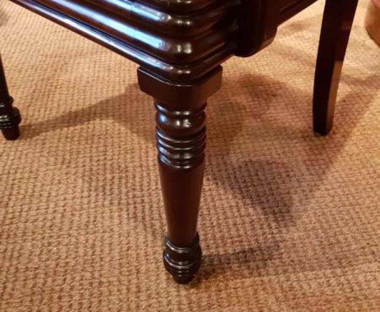 Antique Regency Period Mahogany Arm Chair - Image 3