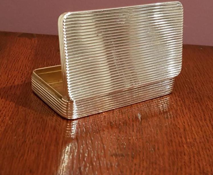 Antique Silver Table Snuff Box - Image 4