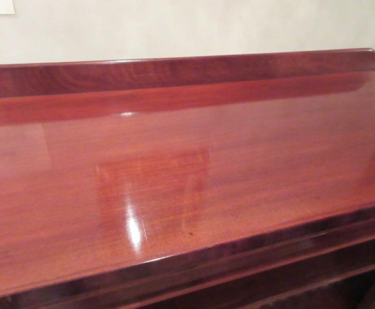 Top Quality Mid Victorian Mahogany Open Bookcase - Image 3