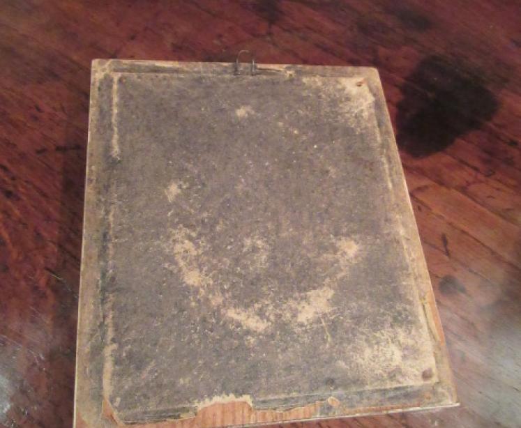 19th Century Miniature Portrait Painted on Bone  - Image 4