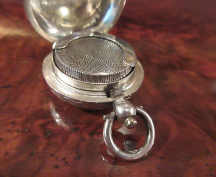 Victorian Antique Silver Engraved Sovereign Case - Image 5