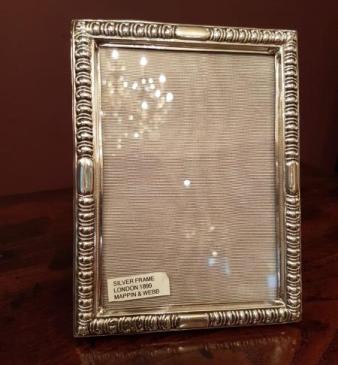 Victorian Silver Photo Frame by Mappin and Webb