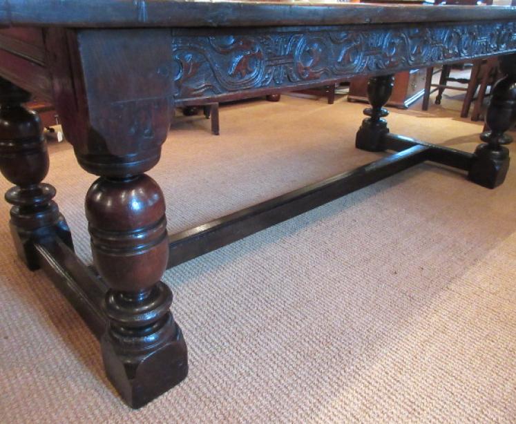 Superb George I Period Oak Refectory Table - Image 4