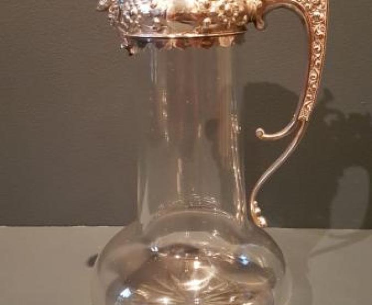 Victorian Silver Mounted London Claret Jug - Image 1