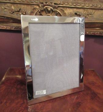 Large Edwardian Antique Silver Photo Frame