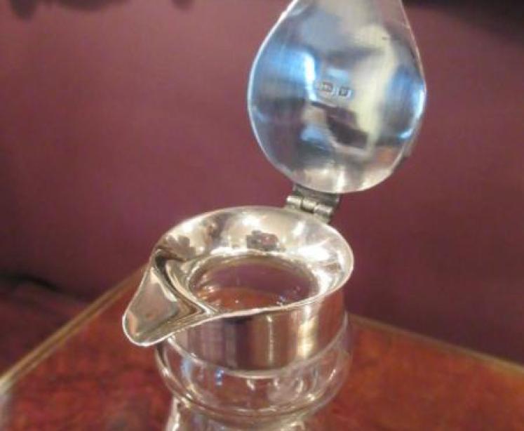 George V Period Antique Silver Whisky Noggin  - Image 4