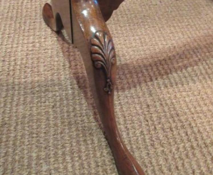 Late 19th Century Antique Walnut Cheval Mirror - Image 4