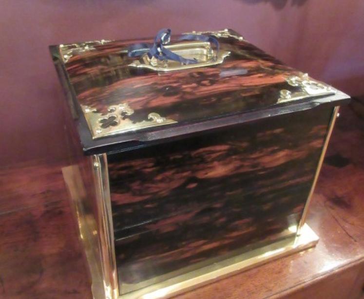 Superb Mid Victorian Coromandel Secret Drawer Box - Image 5