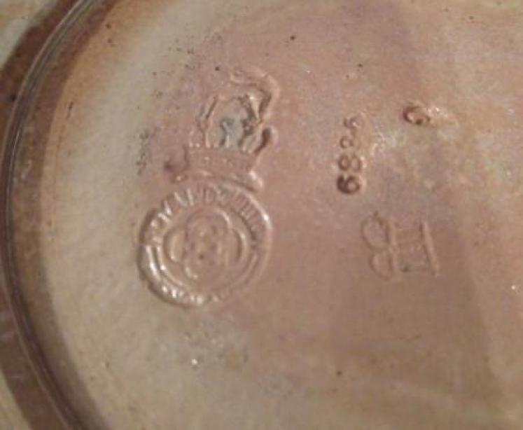 Royal Doulton Silver Rimmed Tea Caddy - Image 5