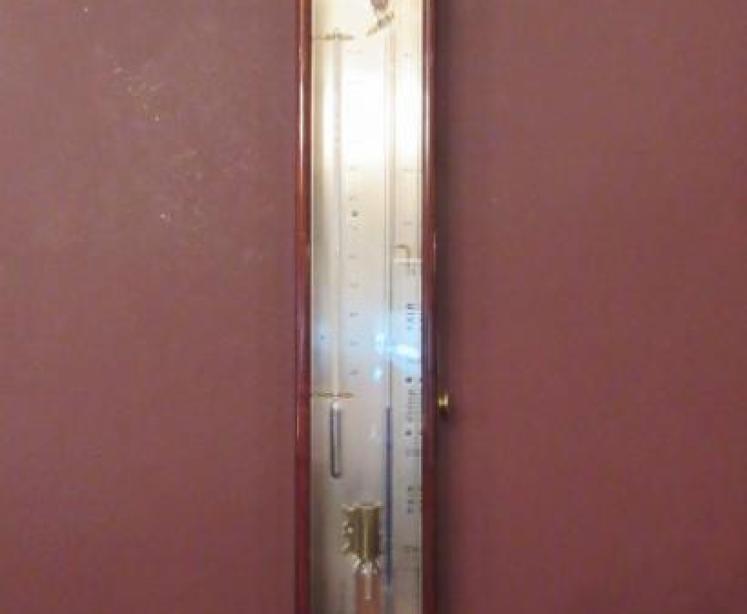 Superb Early Victorian Rosewood Improved Air Sympiesometer - Image 1