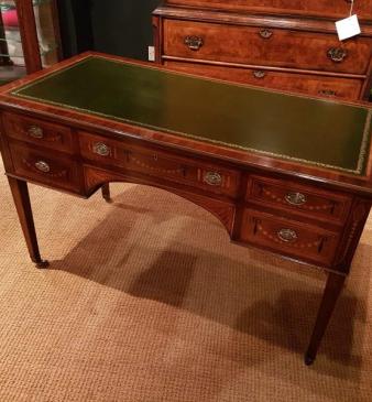 Fine Antique Sheraton Inlaid Writing Desk