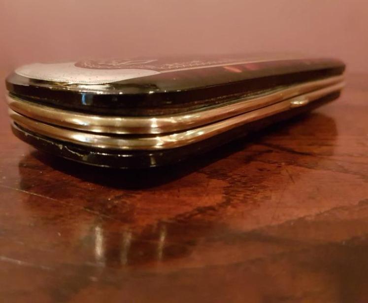 Victorian Silver and Gold Inlaid Tortoise Shell Cigar Case - Image 4