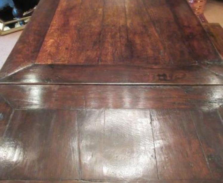 William & Mary Period Oak Extending Refectory Table - Image 2