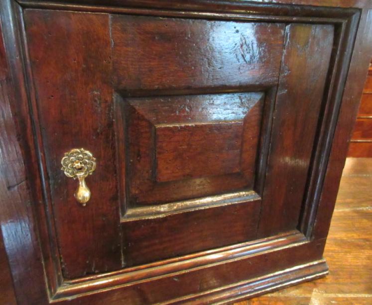 George I Period Oak Spice Cupboard.c.1720 - Image 2