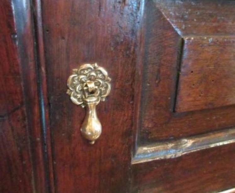 George I Period Oak Spice Cupboard.c.1720 - Image 3