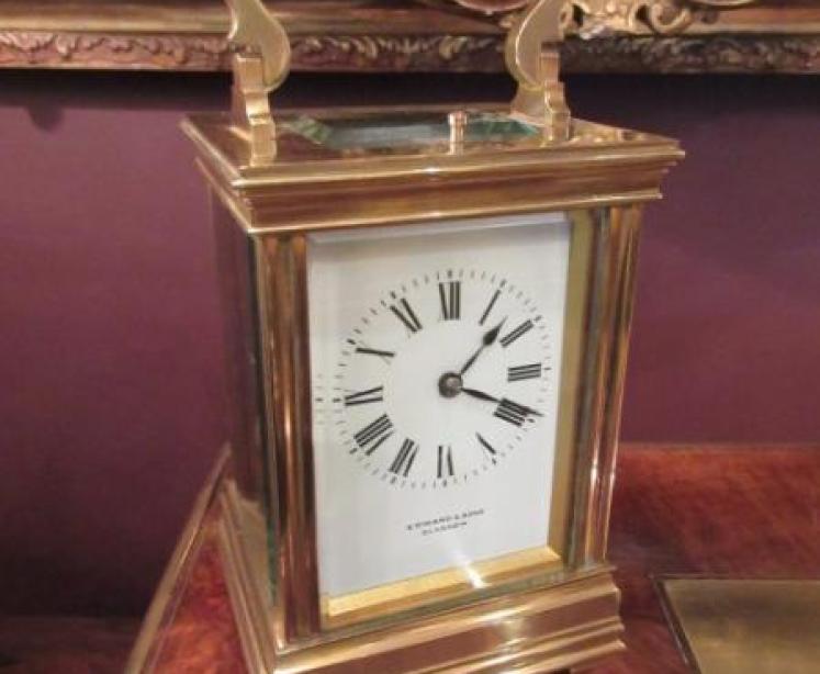 19th Century French Striking & Repeating Carriage Clock - Image 1