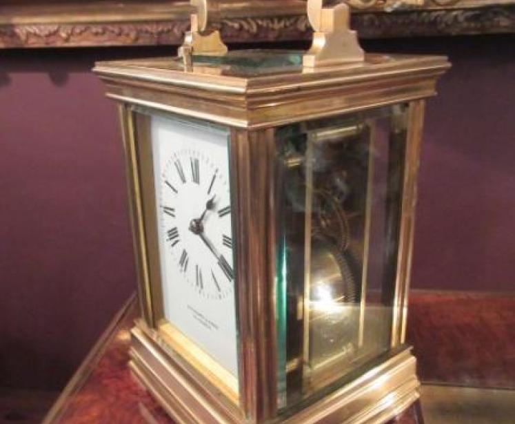 19th Century French Striking & Repeating Carriage Clock - Image 5