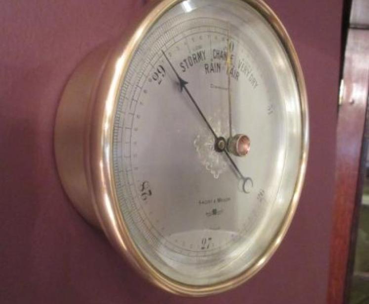 Antique Short & Mason Marine Barometer - Image 4