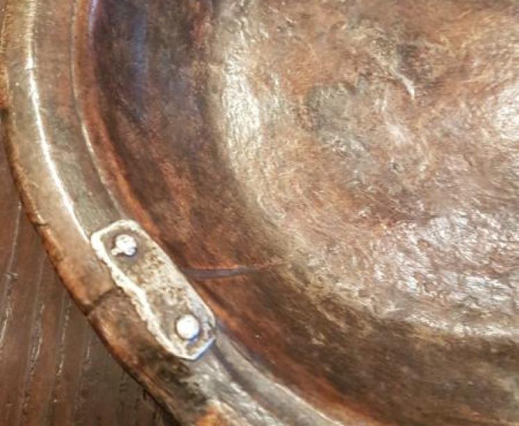 Antique Welsh Fruitwood Cawl Bowl - Image 5