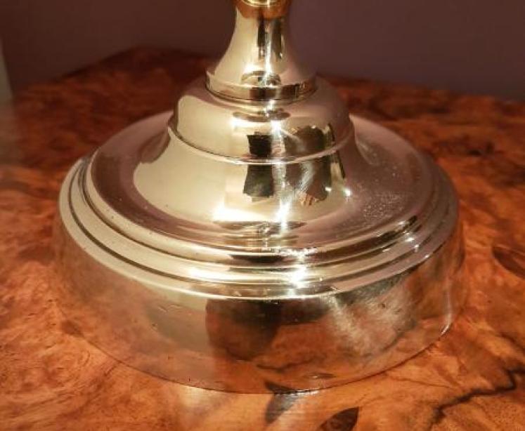 Unusual 1920's Brass Based 8" Library Globe by Geographica - Image 2