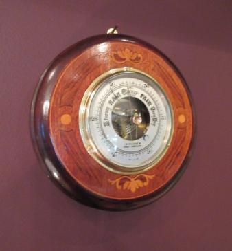 Edwardian Antique Sheraton Inlaid Barometer