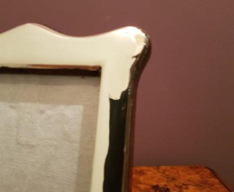 Quality Antique Silver Photo Frame - Image 5