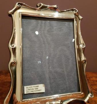 Antique Victorian Silver Photo Frame 