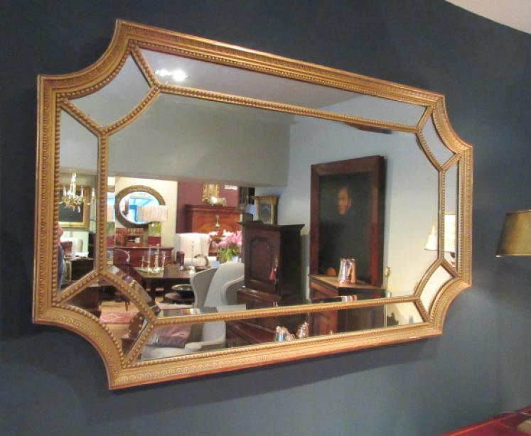 Regency Period Timber & Plaster Gilt Mirror - Image 1
