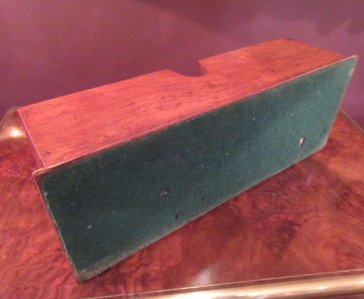 Antique Polished Oak Letter Rack - Image 3